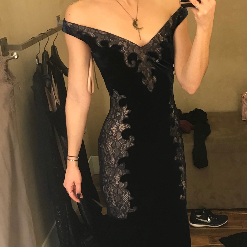BCBG Velvet Gown